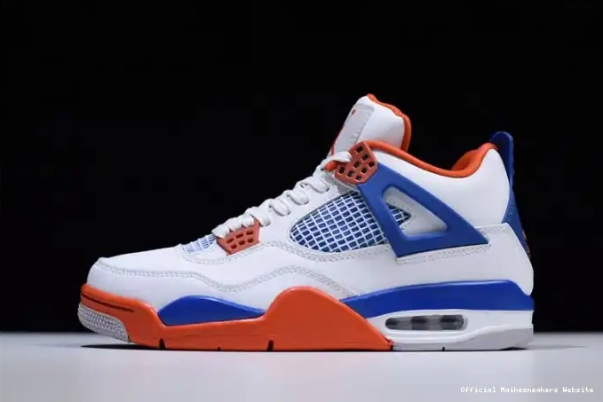 Official Maikesneakers Crimson-Royal Air Bright 308497-171 4 Jordan Blue White 0415
